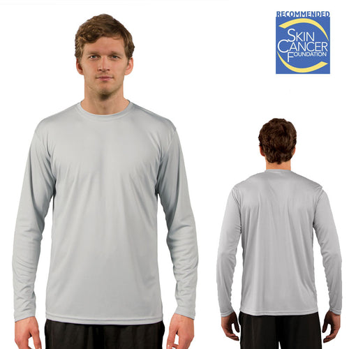 Dye Sub Solar Long Sleeve Tee - Adult - Pearl Gray - Small