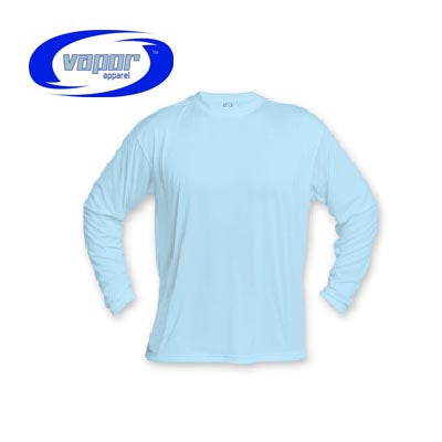 Blue Sky Blue Micro Long Sleeve Tee - Adult 3X