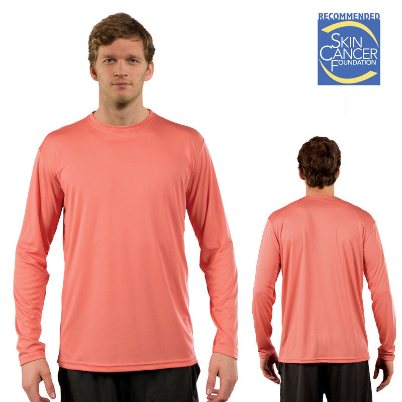 Sublimation Solar Long Sleeve Tee - Adult - Salmon - Large