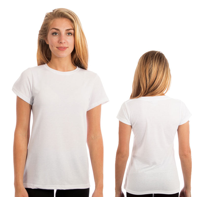 Vapor® Ladies SlimFit Short Sleeve Tee - White - Medium