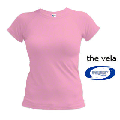 Vapor® Pink Vela Ladies Loose Compression Shirt - Small