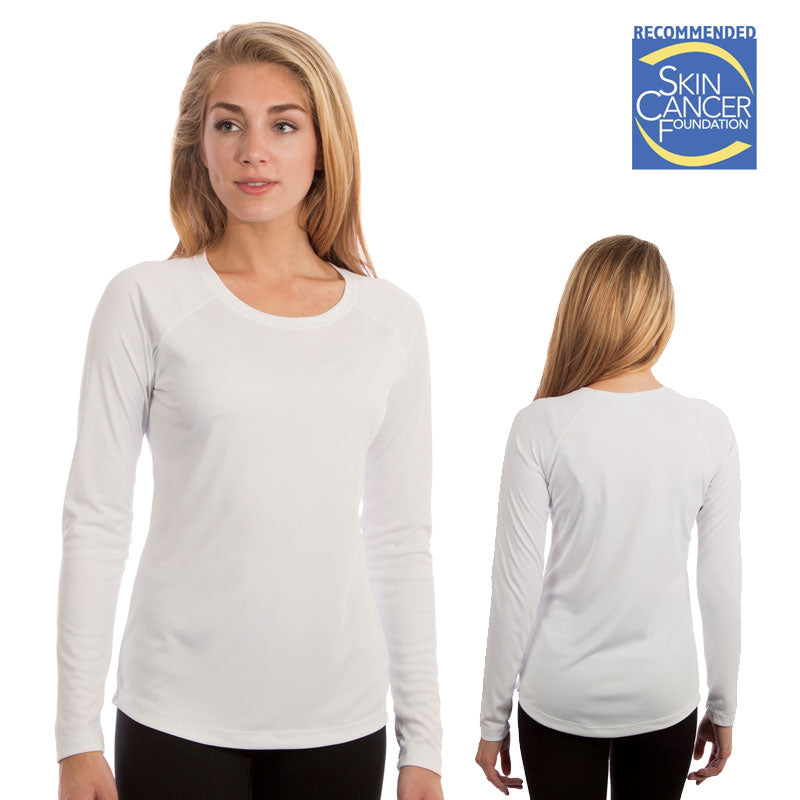 Vapor Ladies Long Sleeve Solar Tee - White - Medium
