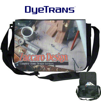 DyeTrans Sublimation Blank Reporter Bag w/Flap