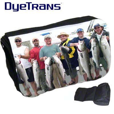 DyeTrans Sublimation Blank Round Travel Bag w/Flap