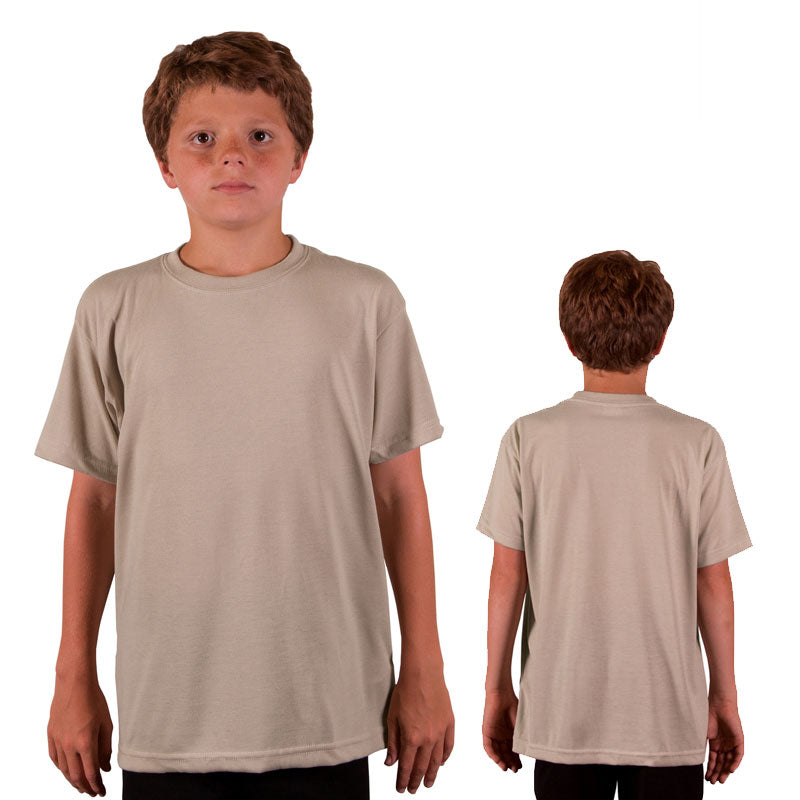 Vapor Youth Short Sleeve Basic T - Sand - Medium