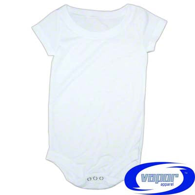 Sublimation Vapor® Basic Baby One Piece - White - 12M