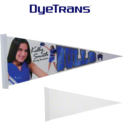 DyeTrans Sublimation Blank Felt Pennant - 8