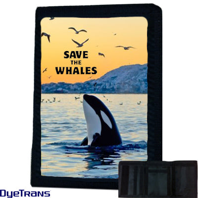 DyeTrans Sublimation Blank Tri-Fold Nylon Wallet