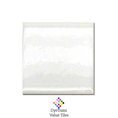 DyeTrans Sublimation Blank Ceramic Value Tile - 4