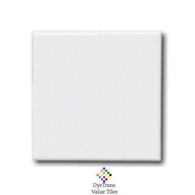 DyeTrans Sublimation Blank Ceramic Value Tile - 8