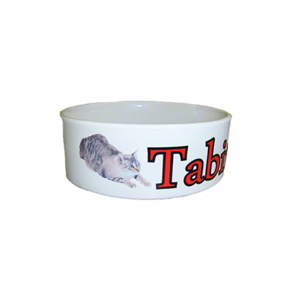 DyeTrans Sublimation Blank Ceramic Pet Bowl - Small