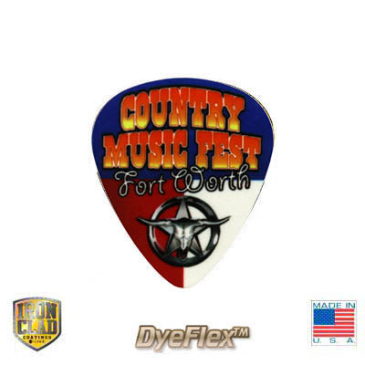 DyeFlex® Light Guage Guitar Picks - One sided