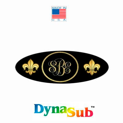 DynaSub Sublimation Blank Aluminum Hair Barrrette - 1