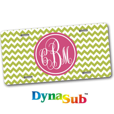 DynaSub Sublimation Blank Aluminum License Plate - White Gloss