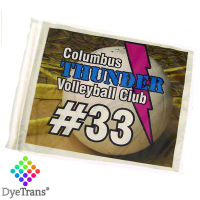 DyeTrans Sublimation Blank Car Flag - 11