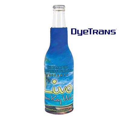 DyeTrans Sublimation Blank Scuba Foam Slip-On Bottle Hugger - Fits 12oz Bottle
