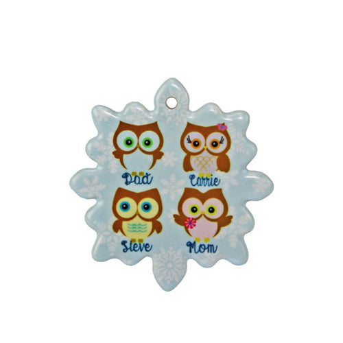 DyeTrans Sublimation Blank Porcelain Ornament - 2.875