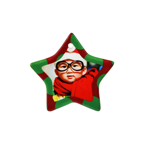 DyeTrans Sublimation Blank Porcelain Ornament - 3