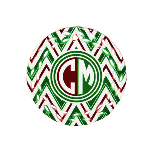 DyeTrans Sublimation Blank Porcelain Ornament - 2.875