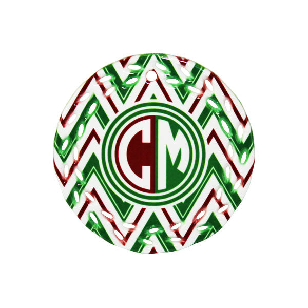 DyeTrans Sublimation Blank Porcelain Ornament - 2.875