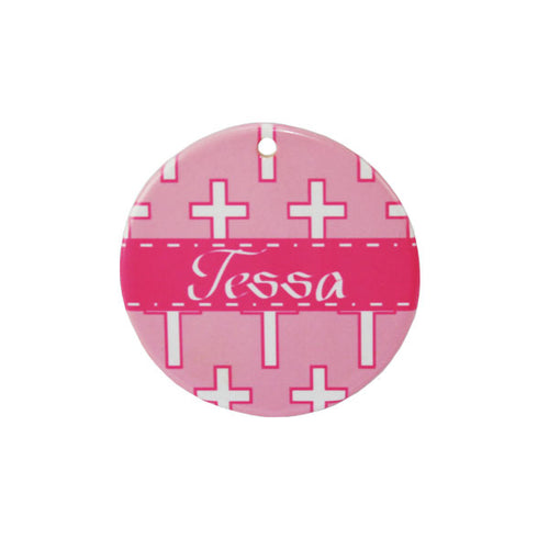 DyeTrans Sublimation Blank Porcelain Ornament - 2.8125