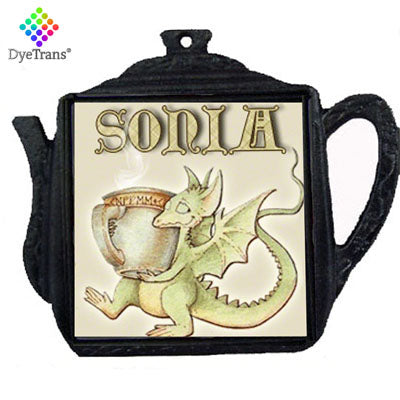 DyeTrans Iron Trivet - Teapot - Fits Select 6