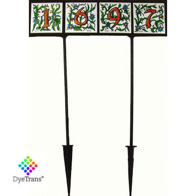 DyeTrans Wrought Iron Garden Stake for Select 4