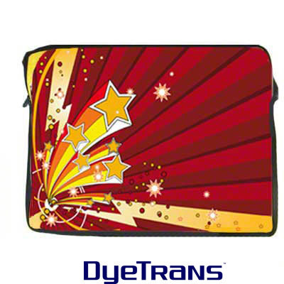 DyeTrans Sublimation Blank Neoprene Laptop Sleeve w/Zipper - 13.5