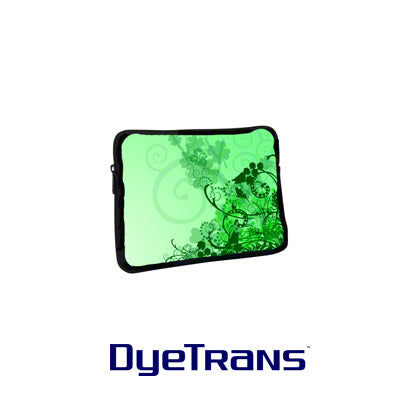 DyeTrans Sublimation Blank Neoprene Laptop Sleeve w/Zipper - 7.75