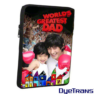 DyeTrans Sublimation Blank Neoprene iPad Sleeve w/Zipper - 7.5