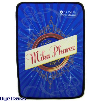 DyeTrans Sublimation Blank Neoprene Kindle DX Sleeve w/Zipper - 7.2