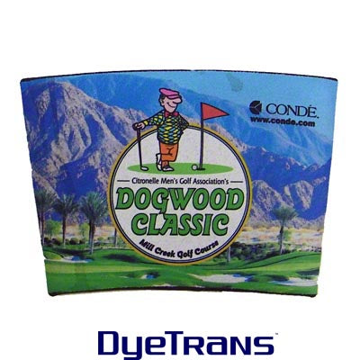 DyeTrans Sublimation Blank Neoprene Coffee Cup Sleeve