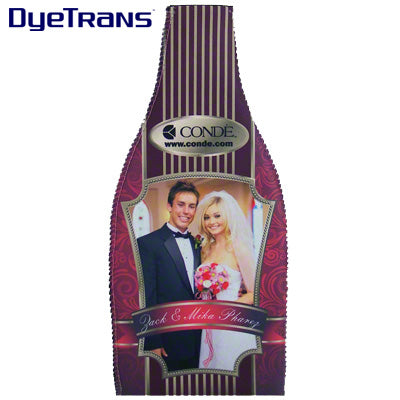 DyeTrans Sublimation Blank Neoprene Wine Bottle Sleeve