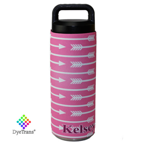 DyeTrans Sublimation Blank Neoprene Hugger - Fits Yeti 18oz Rambler Bottle