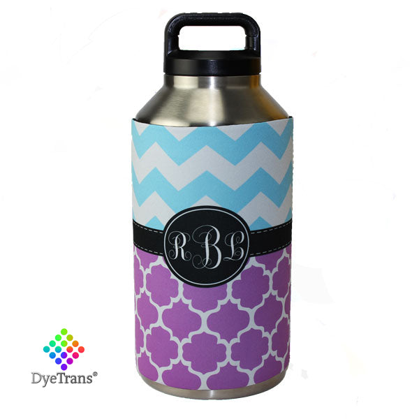 DyeTrans Sublimation Blank Neoprene Hugger - Fits Yeti 64oz Rambler Bottle