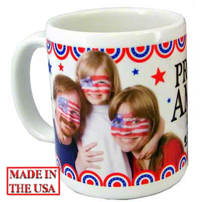 DyeTrans Sublimation Blank Ceramic Mug - Made In USA - 11 oz