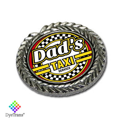 DyeTrans Sublimation Blank Pewter Magnet