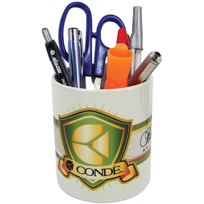 DyeTrans Sublimation Blank Ceramic Pencil Holder