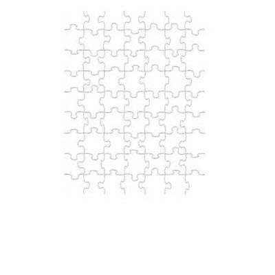 DyeTrans Sublimation Blank Cardboard Puzzle - 10.5