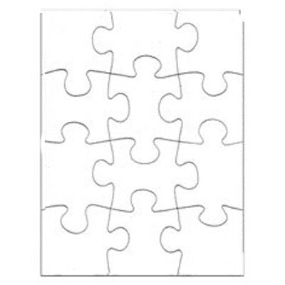 DyeTrans Sublimation Blank Cardboard Puzzle - 7.5