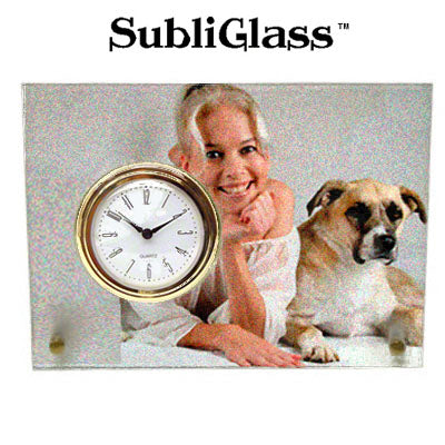 SubliGlass 6x8 Full Coverage Clock