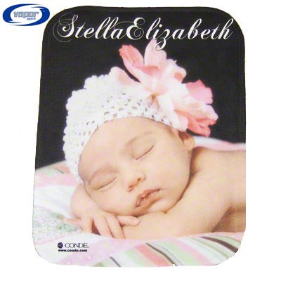 Vapor Sublimation Blank Fleece Burp Cloth - 12