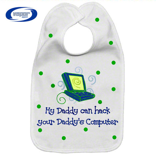 Vapor Sublimation Blank Fleece Baby Bib - 8.75