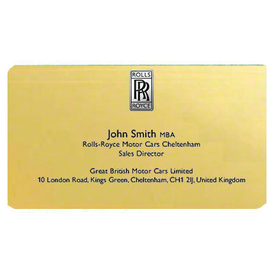 2x3 Satin Gold DyeTrans® Aluminum Name Badge