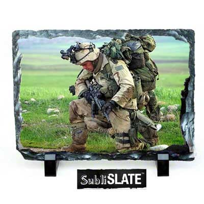 SubliSlate Blank Sublimation Slate Plaque - 5.85