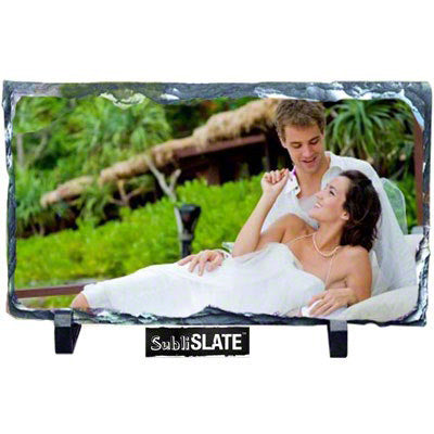 SubliSlate Blank Sublimation Slate Plaque - 7.8