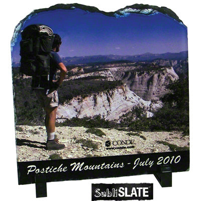 SubliSlate Blank Sublimation Slate Plaque - 7.8