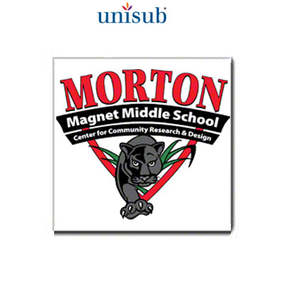 Unisub Sublimation Blank Hardboard Magnet - 2.25