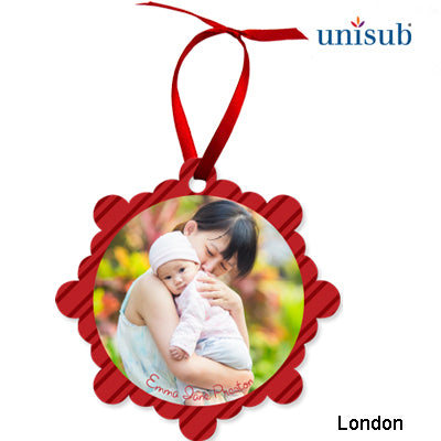 Unisub Sublimation Blank Aluminum Ornament - 3