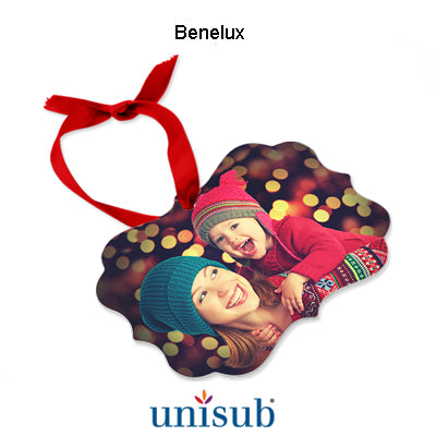 Unisub Sublimation Blank Aluminum Ornament - 2.76